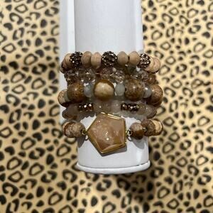 Custom Erimish Druzy Bracelet Stack